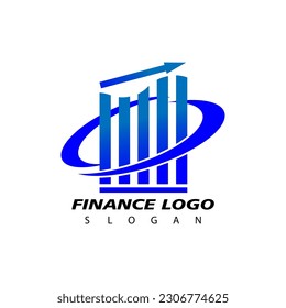 Finance and Accounting Logo Design Vector. Economic logo concept
