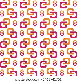 Finance actionable trendy multicolor repeating pattern vector illustration design