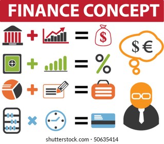 finance advertising concept. vector