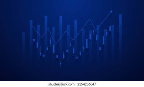finance background concept. candlesticks chart show stock market price analysis for investment
