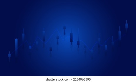 finance background concept. candlesticks chart show stock market price analysis for investment
