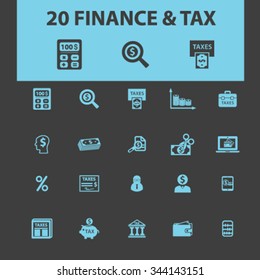 finance, bank, credit, savings, investment  icons, signs vector concept set for infographics, mobile, website, application
