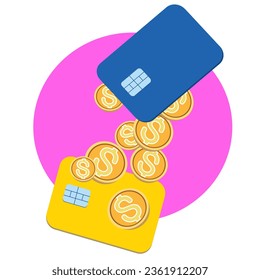 Finance, banking, credit cards, payment, credit card spending, credit card payments.