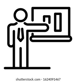 Finance banking icon. Outline finance banking vector icon for web design isolated on white background