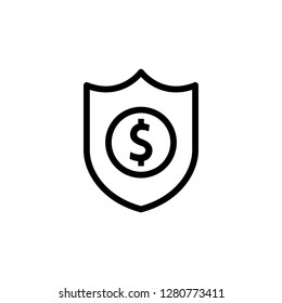 Finance and banking icon. Single high quality finance and banking related icon. Isolated finance and banking symbols in white background. Graphic icons element
