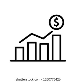 Finance and banking icon. Single high quality finance and banking related icon. Isolated finance and banking symbols in white background. Graphic icons element
