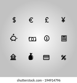 Finance & banking icons