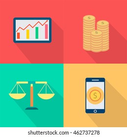 Finance and Banking Icons Set