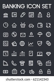 Finance & banking icons set