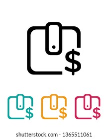 Finance banking icons, vector