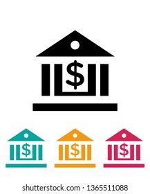 Finance banking icons, vector
