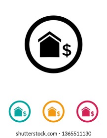 Finance banking icons, vector