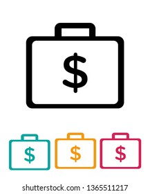Finance banking icons, vector