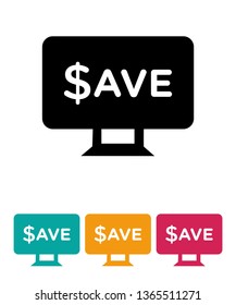 Finance banking icons, vector