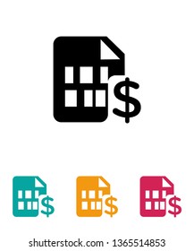 Finance banking icons, Vector