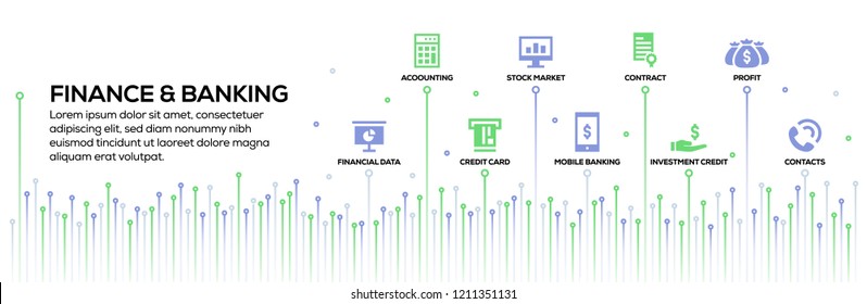 FINANCE & BANKING INFOGRAPHIC CONCEPT