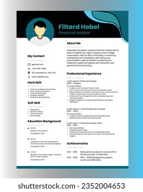 Finance Banking Resume CV Design Template
