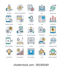 Finance And Banking Vector Icons 7