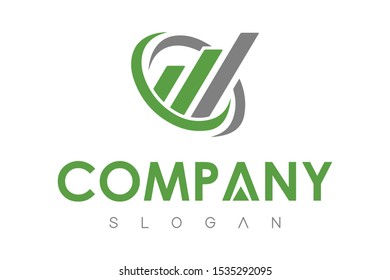 Finance and Billing Solutions Logo Design Inspiration Vector