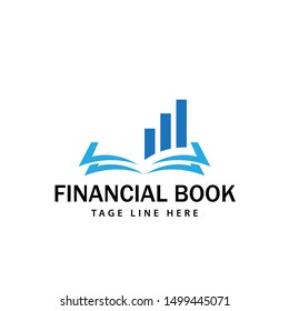 finance book chart logo design