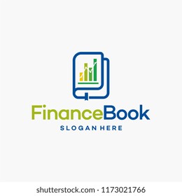 Finance Book Logo designs concept vector, Finance Document logo template