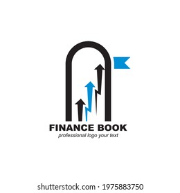 Finance Book Logo Template Design Vector, Business and finance template designs logo illustration
