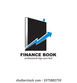 Finance Book Logo Template Design Vector, Business and finance template designs logo illustration
