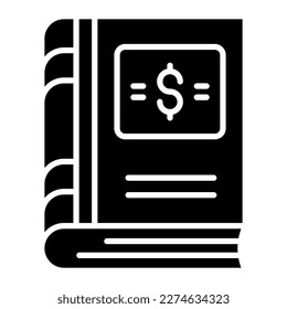 Finance book vector design modern style, easy to use icon