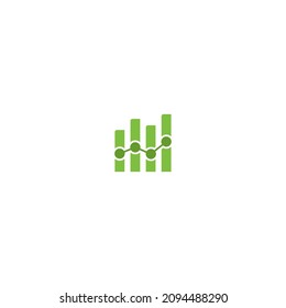 Finance Business Consulting Graph Simple Mdern Logo Vector Design 