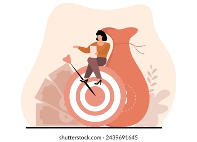 Finance Business Flat Design Illustration