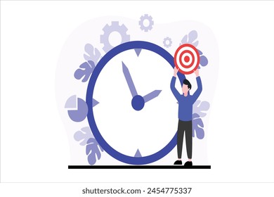 Finance Business Flat Design Illustration