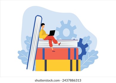 Finance Business Flat Illustration Design