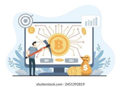Finance Business Flat Illustration Design
