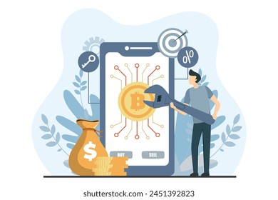 Finance Business Flat Illustration Design