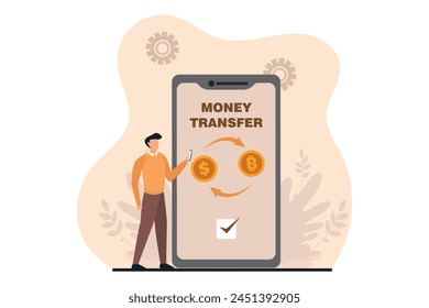 Finance Business Flat Illustration Design
