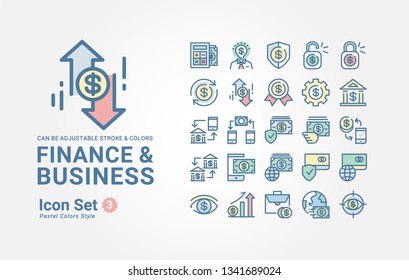 Finance & Business icon set