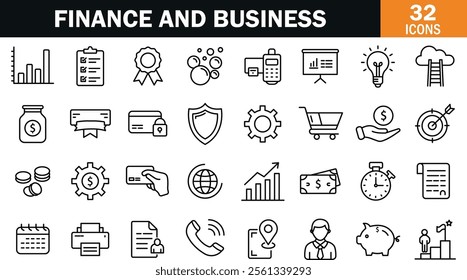 "Finance and Business Icon: A Symbol of Growth, Strategy, and Economic Success"