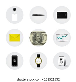 Finance and business icons.