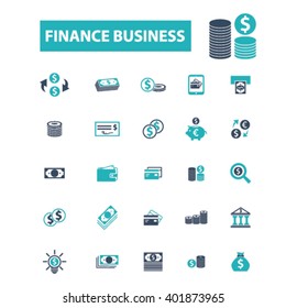 finance business icons
