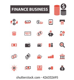 finance business icons
