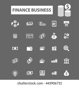 finance business icons