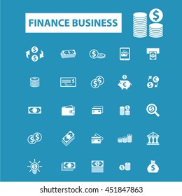 finance business icons