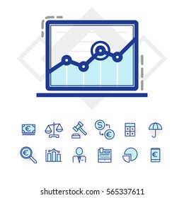 Finance and business icons