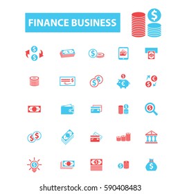 finance business icons