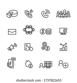 Finance and Business icons set,Vector