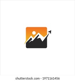 Finance business logo design vector illustration