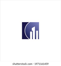 Finance business logo design vector illustration