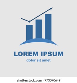 Finance business logo element vector company design illustration