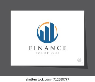 finance business logo icon vector template