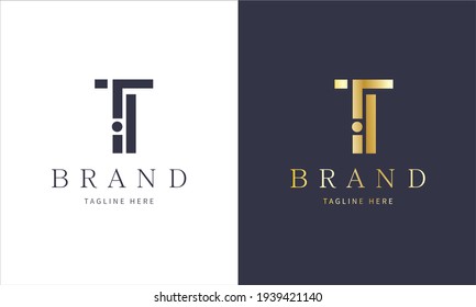 Finance Business Real Estate Agent T Letter Symbol Concept